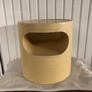 Table d'appoint Giano-Giano-Vano blanc par Emma Gismondi Schweinberger pour Artemide, 1970