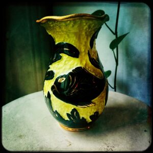 vase vallauris motif poisson